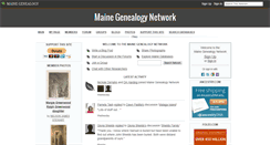 Desktop Screenshot of network.mainegenealogy.net